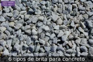 6 tipos de brita para concreto