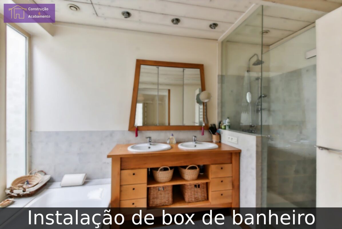 Instalação de box de banheiro